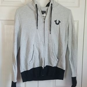 True religion zip up hoodie
